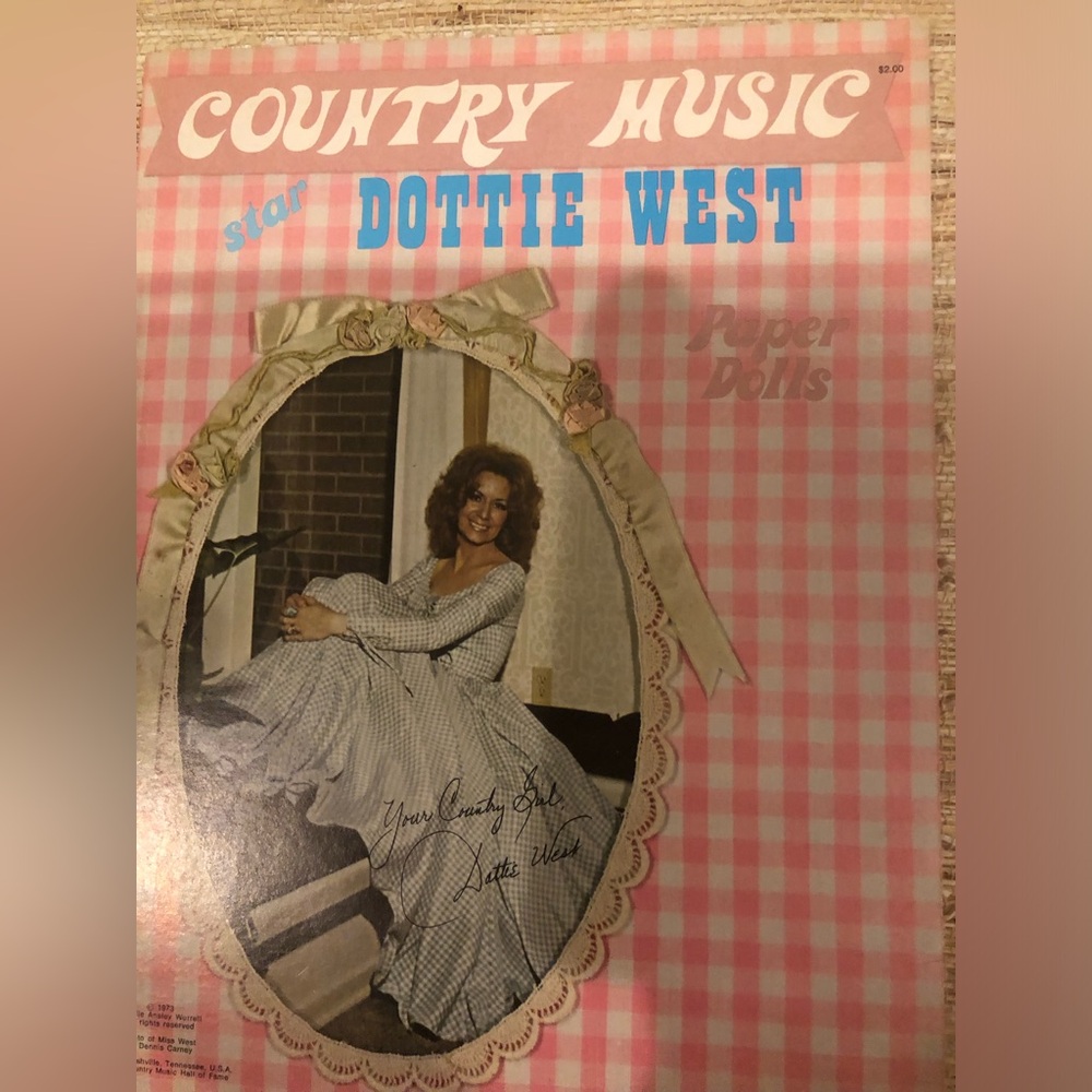 Dottie West paper doll book